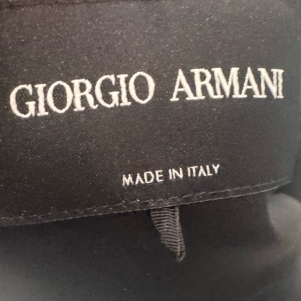 NWOT Giorgio Armani High End Floral Embroidered Silk-Linen Top, Size IT 42 US 6 - Picture 9 of 12
